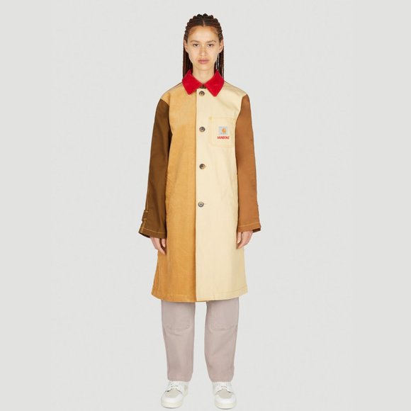Marni x Carhartt WIP colour-block single-breasted coat - Picture 8 of 12